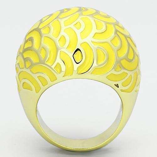 Ion Plating Gold Stainless Steel Ring