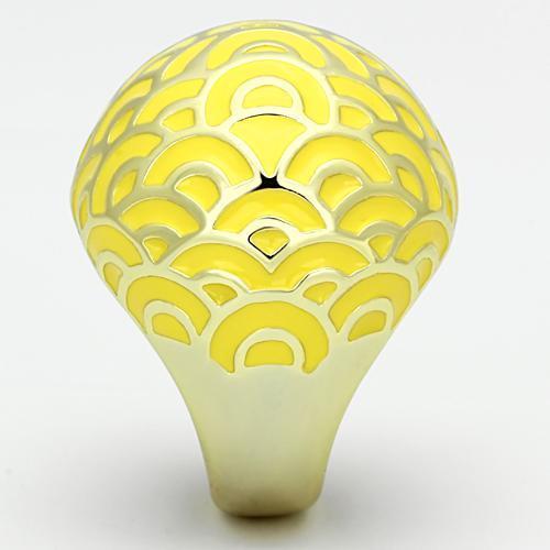 Ion Plating Gold Stainless Steel Ring